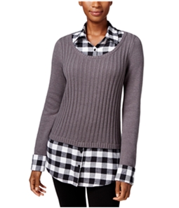 Style & Co. Womens Layered-Look Pullover Sweater