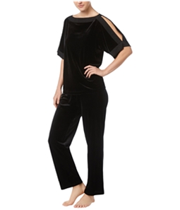 Thalia Sodi Womens Cold-Shoulder Pajama Sleep T-shirt