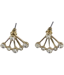 Aeropostale Womens Rhinestone Stud Earrings