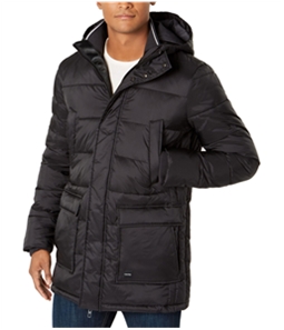 Calvin Klein Mens Winter Hooded Puffer Jacket