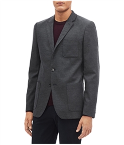 Calvin Klein Mens Twill Two Button Blazer Jacket