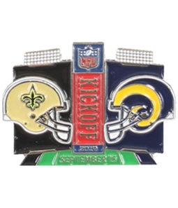WinCraft Unisex Rams Vs Saints 2019 Kickoff Pin Brooche