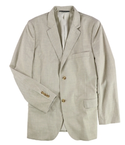 Perry Ellis Mens Textured Two Button Blazer Jacket