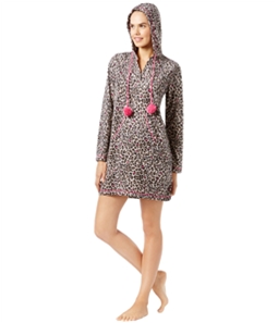 Jenni Womens Hooded Printed Pajama Sleep T-shirt