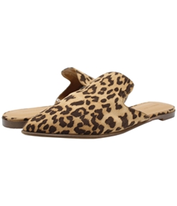 Banana Republic Womens Cheetah Slide Clogs/Mules