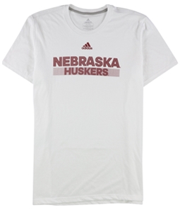 Adidas Mens Nebraska Huskers Graphic T-Shirt