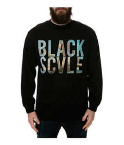 Black Scale Mens The Mi Amor LS Graphic T-Shirt