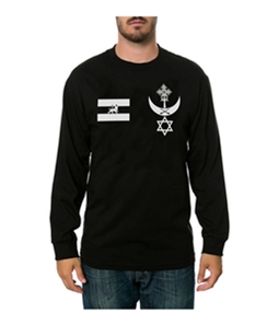 Black Scale Mens The Warrior Blvck LS Graphic T-Shirt