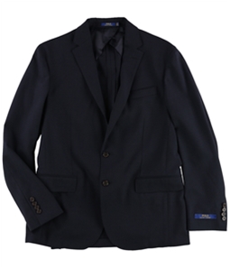 Ralph Lauren Mens Solid Two Button Blazer Jacket
