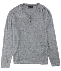 Tasso Elba Mens Marled Linen Pullover Sweater