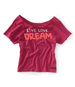Aeropostale Womens Raglan Yoga Pajama Sleep T-shirt
