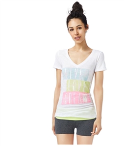 Aeropostale Womens Sequin Stack Graphic T-Shirt