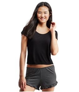 Aeropostale Womens Double Scoop Pajama Sleep T-shirt