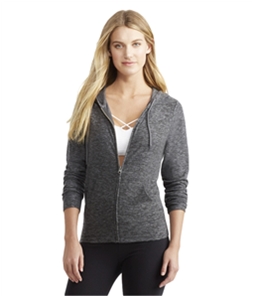 Aeropostale Womens Marled FZ Pajama Hoodie
