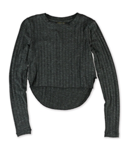 Aeropostale Womens Ribbed Hi-Lo Pullover Sweater