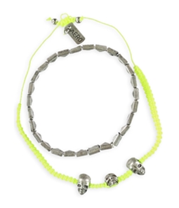 Aeropostale Womens 2-Pack Stretch Bracelet