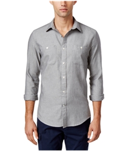 Tommy Hilfiger Mens Herringbone Button Up Shirt
