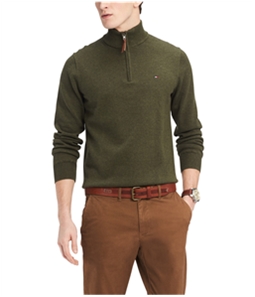 Tommy Hilfiger Mens Quarter Zip Cardigan Sweater
