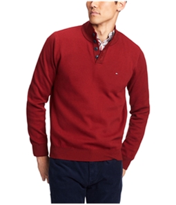 Tommy Hilfiger Mens Bridge Mock-Collar Knit Sweater