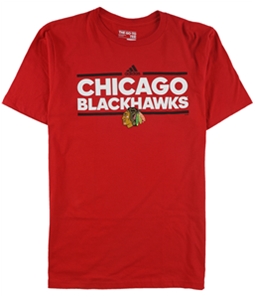 Adidas Mens Chicago Blackhawks Graphic T-Shirt