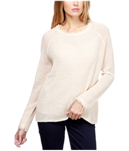 Lucky Brand Womens Frayed Pullover Sweater