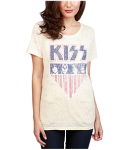 Lucky Brand Womens Kiss Graphic T-Shirt