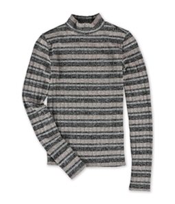 Aeropostale Womens Heathered Stripe Pullover Sweater