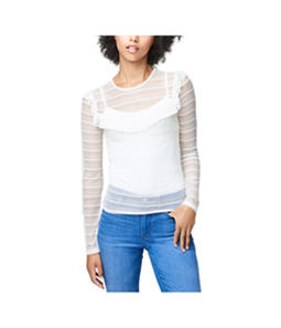 Aeropostale Womens Sheer Pullover Blouse