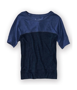 Aeropostale Womens Stripe Lightweight Ss Graphic T-Shirt