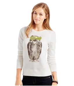Aeropostale Womens Owl Swag Sweatshirt