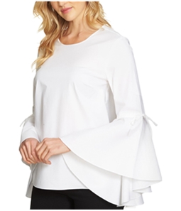 1.STATE Womens Cascade Sleeve Knit Blouse