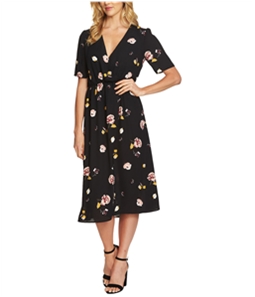 1.STATE Womens Floral A-line Maxi Dress