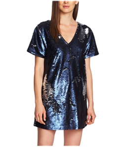 1.STATE Womens Sequined Shift Dress