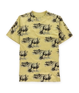Ecko Unltd. Mens Grazing Instinct Rhino Graphic T-Shirt