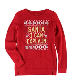 Aeropostale Girls Santa I Can Explain Sweatshirt