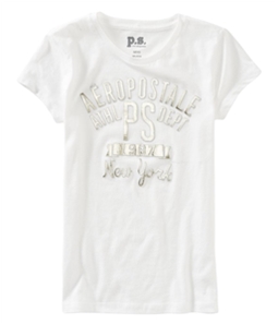 Aeropostale Girls Foil PS Athl. Dept. Embellished T-Shirt