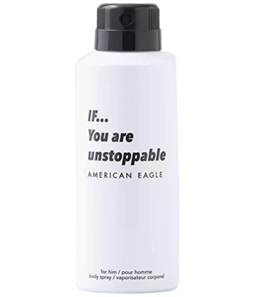 American Eagle Mens If?You Are Unstoppable Body Splash