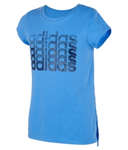 Adidas Girls Faded Logo Graphic T-Shirt