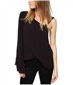 Sanctuary Clothing Womens Solid One Shoulder Blouse