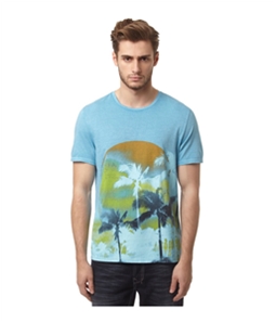Buffalo David Bitton Mens Nitide Palm Tree Graphic T-Shirt