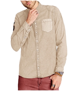 Buffalo David Bitton Mens Silvur-X Button Up Shirt
