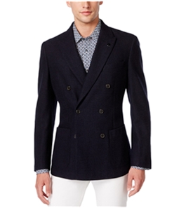 Michael Kors Mens Textured Double Breasted Blazer Jacket