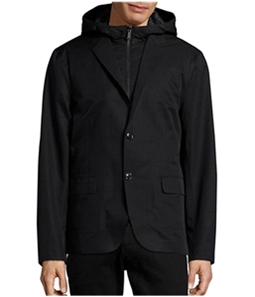 Michael Kors Mens Laser-Cut Hybrid Blazer Jacket
