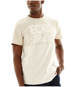 Ecko Unltd. Mens Quake Print Half Graphic T-Shirt