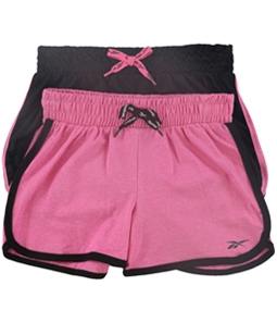 Reebok Girls 2-Pack Set Athletic Workout Shorts