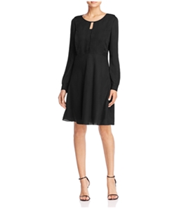 Finity Womens Solid A-line Dress