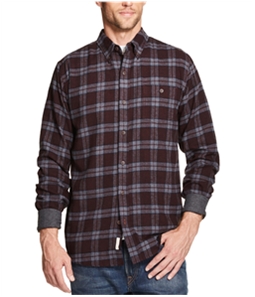 Weatherproof Mens Brushed Flannel Button Up Shirt