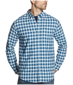 Weatherproof Mens Plaid Button Up Shirt