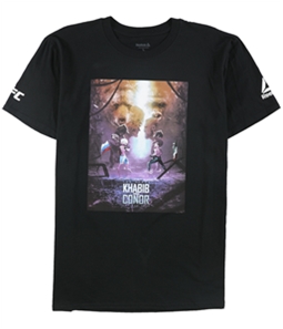 Reebok Mens Las Vegas Khabib Vs Conor Graphic T-Shirt