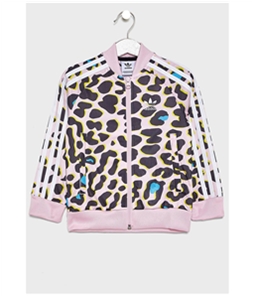 Adidas Girls Cheetah Track Jacket Sweatshirt